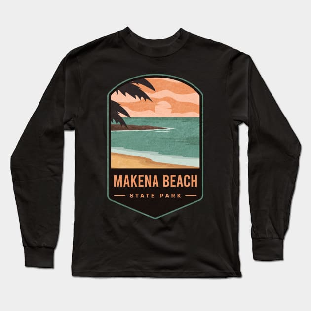 Makena Beach State Park Long Sleeve T-Shirt by JordanHolmes